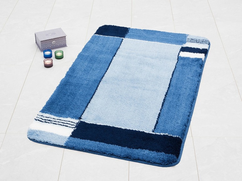 Assortiment Amerika Voetzool Kleine Wolke Badmat / WC-mat "Padova" (Marineblauw, Badmat 70 x 120 cm)  bestellen - Online Boodschappen Bestellen